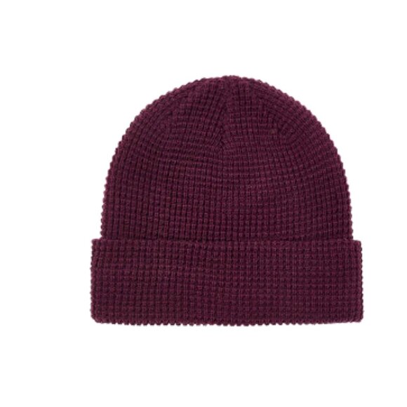 Palace Skateboards Sofar Waffle Beanie Purple FW23 Tri-Ferg Knit Acrylic - Picture 3 of 6